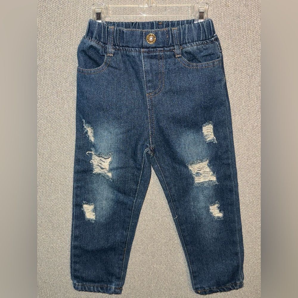 Stylish Kids Distressed Denim Jeans